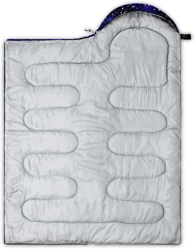 Sleeping Bags for Adults and Kids Backpacking Camping Sleeping Bags for Girls and Boys Lightweight Waterproof Cold/Warm 3-Season