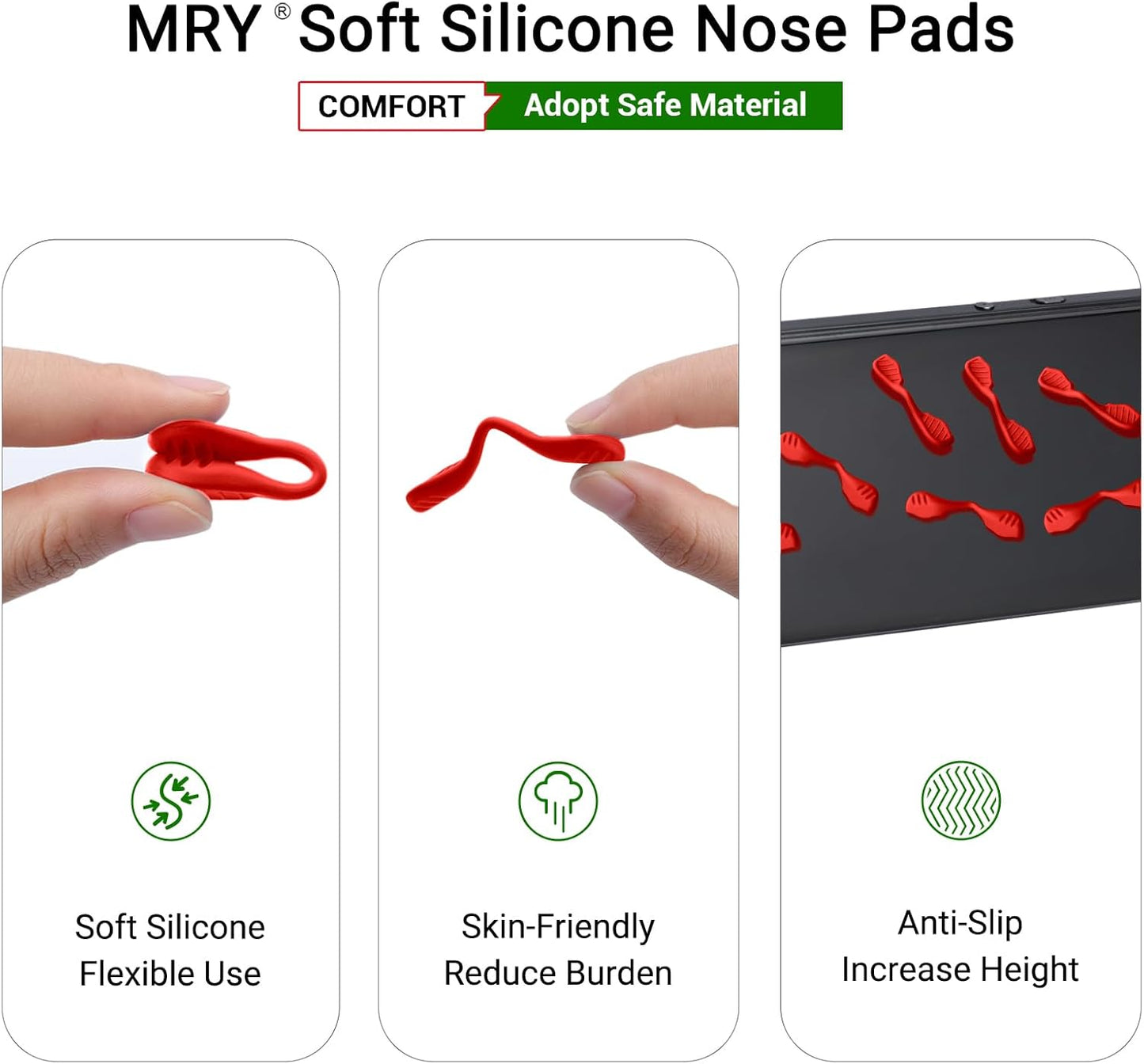 Mryok Replacement Nosepiece Nosepad for Oakley Radar Path EV RadarLock Sunglass