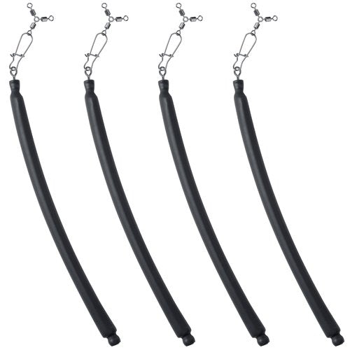 Dragging Weights for Catfishing Trolling, Drifting Dragging Sinkers, Bottom Search Lead Stick Weights and 3 Way Rig (2OZ, 4-PCS)