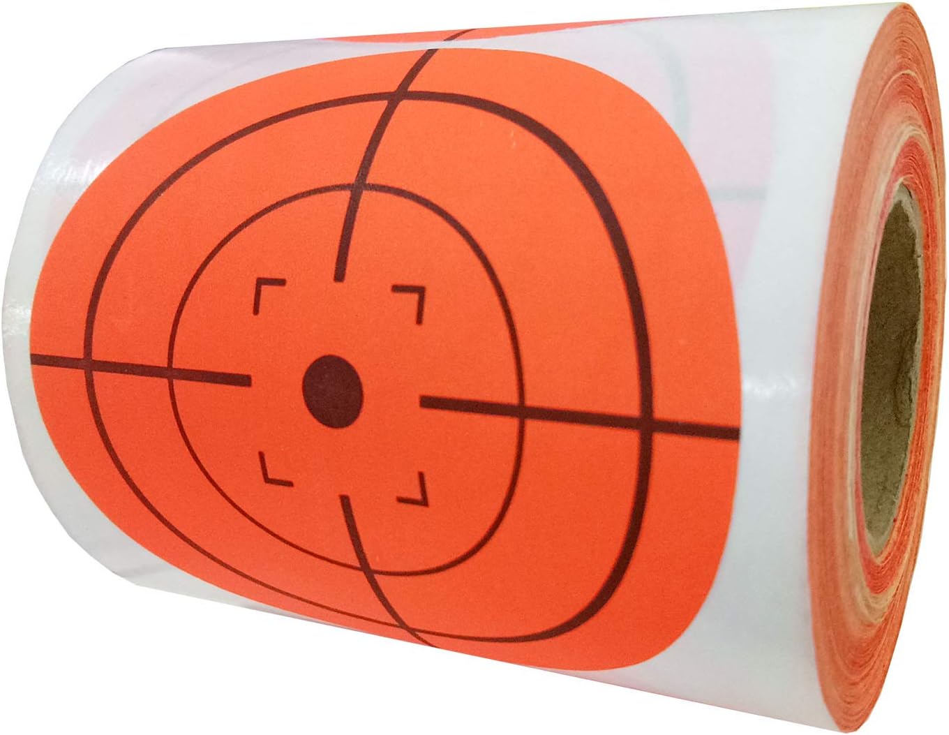 Target Stickers(3" Qty 250pcs) Premium Self Adhesive Targets for Shooting | Round Target Pasters - Fluorescent Paper Targets Stickers (Fluorescent Red)