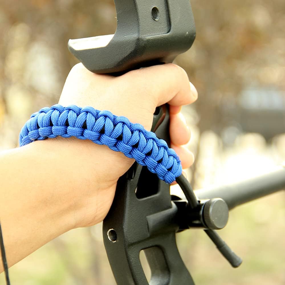 ZSHJGJR Archery Bow Wrist Sling Braided Archery Adjustable Bow Strap Wrist Sling For Compound Bow Hunting Shooting