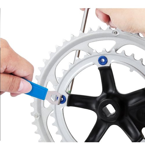 HOUSON Bicycle Chainring Wrench, Spanner, Nut Wrench, Repair Tool for Mountain Bike Cycling (9/10 mm)