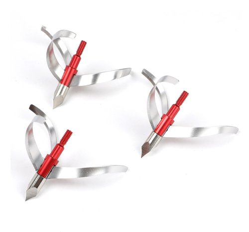 KTGCOZS Pack of 6 Hunting Broadhead 100 Grain Archery Arrow Broadhead Archery Arrow