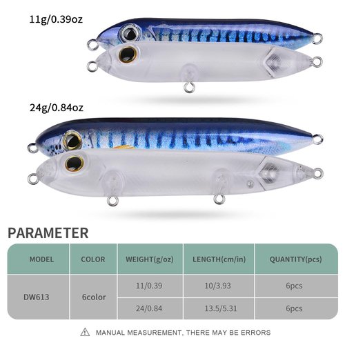 PROBEROS Catfish Rattling Line Float Lure for Catfishing - Catfish Spook Rattle Fishing Floats Peg for Santee Rig Catfish Fishing - 4 Inch(6-Pack)