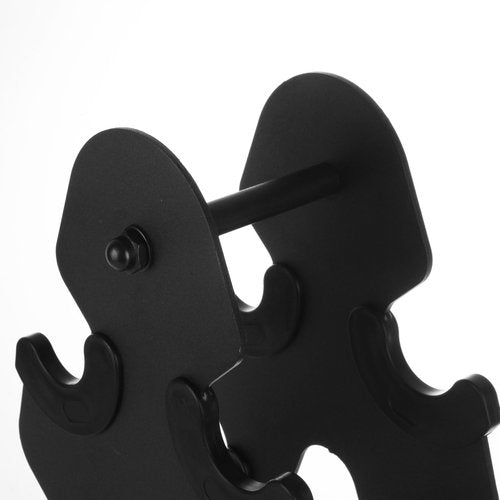 YOUNTHYE Small Dumbbell Rack 3 Tire Dumbbell Storage Rack Weight Stand for Dumbbells Black Dumbbell Rack Stand Only Heavy Duty Strength Training Dumbbell Racks, Max Load 35 lbs