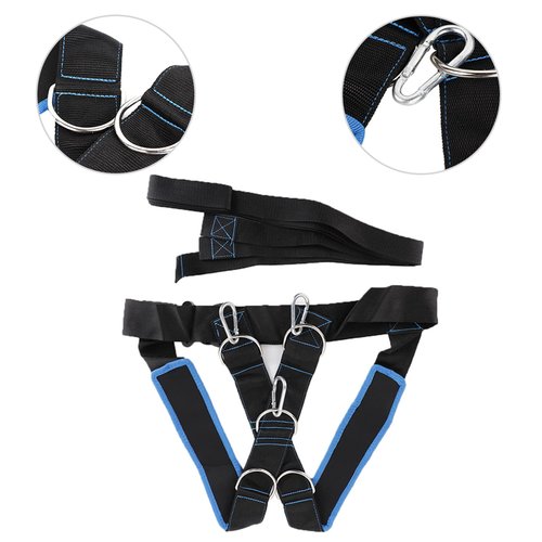 POENVFPO Harness Band, Weight Speed Sled Workout Tire Pulling Shoulder Harness and Assistance Trainer for Speed Strength Training