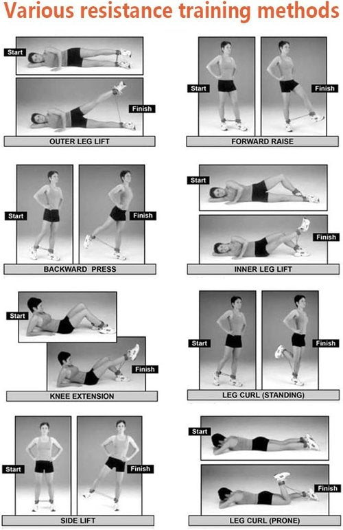 Ankle Resistance Training Speed and Agility Training Tool Ankle Resistance Bands for Football Basketball Taekwondo Yoga Boxing Soccer Kick Boxing Thai Punch Karate Running