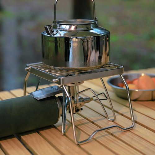Portable Folding Campfire/Camping Grills,Heavy-Duty 304 Stainless Steel Grates, with Carrying Bags, for Camping, Picnics, Fire Pit Cooking, Outdoor Adventures
