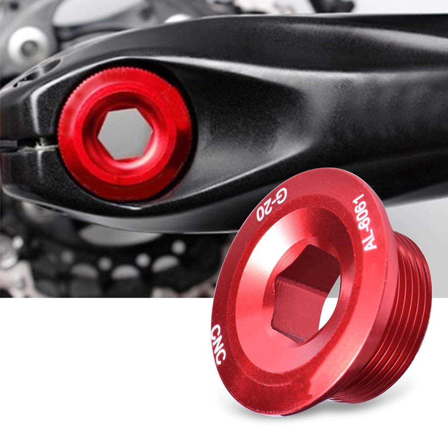 Tbest GUB Aluminum Alloy Bike Cranket Crank Fixing Bolt Chainwheel Screws