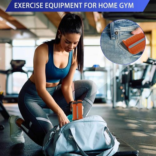 Rip Stick Efficient Upper Body Workout Equipment,Rip Muscle Workout Stick, Adjustable Resistance Bands with Wooden Handles, Portable Exercise Equipment, 8 Ripstick Bands (Orange)