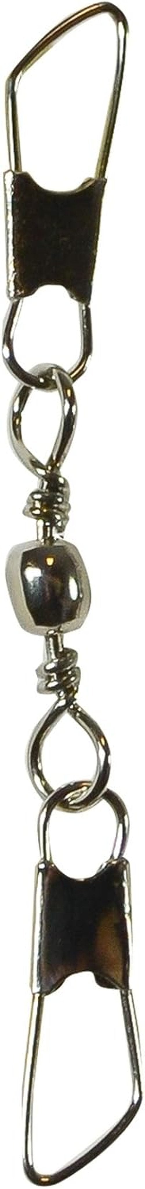 In the Breeze 25 Lb Double Snap Barrel Swivels - Spinning Swivel - 12Piece