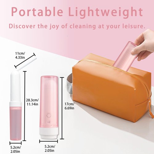 Portable Bidet for Travel - High Pressure USB Rechargeable Handheld Bidet with 3 Spray Modes - Electric Water Sprayer Toilet for Men and Women - Personal Hygiene and Postpartum Care