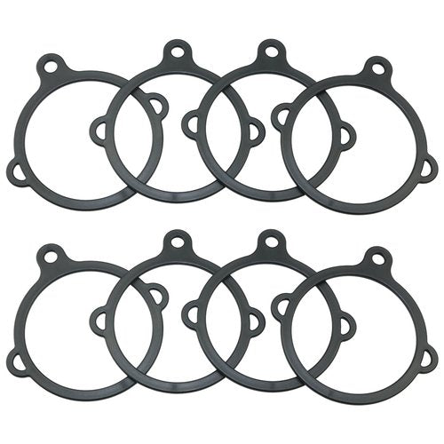 FMHXG 8PCS Paracord Water Bottle Loop Strap 3 Hole Plastic Ring Cup Accessory Safety Water Bottle Loop Sports Insulated Mug Plastic Carrying Ring 2.3 inch for Water Bottle Carrier Stand Handle Black