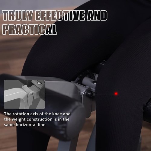 Z ZHICHI 2-in-1 Adjustable Leg Extension and Curl Machine, Easy Transition, Home Gym Leg Machine, Weight Capacity 660LBS