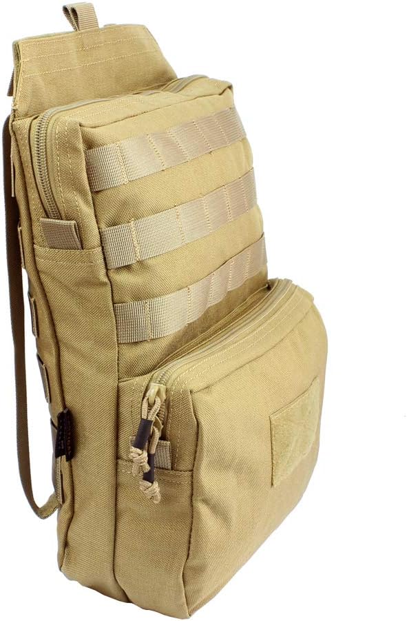 Tactical Molle Hydration Carrier (Bladder is not Included), Tactical Mobility 3-Liter Hydration Pack for Hiking, Biking, Climbing
