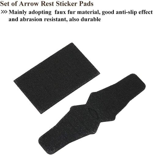 Drop Away Rest,Arrow Rest Anti Slip Sticker Set,2 Set/4Pcs Archery Rest Compound Accessory for HDX Drop Away Rest Rest Felt Integrate Felt