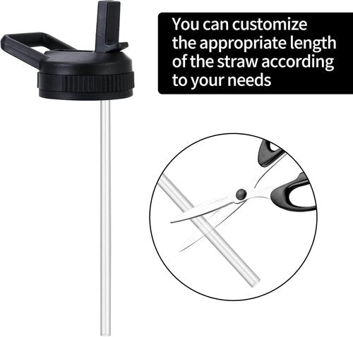 UWSTE Straw Lid Replacement for Thermoflask Nalgene wide mouth bottle, Straw Lid Compatible with Bubba Trailblazer 40oz 32oz 24oz