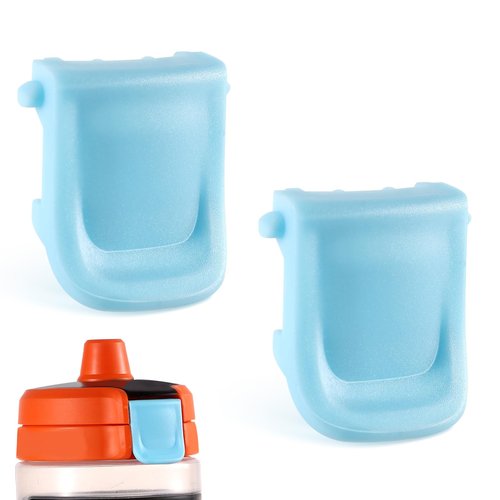 PEUTIER 2pcs Replacement Lid Clip, Bottle Clasp for Gatorade GX (Light Blue)