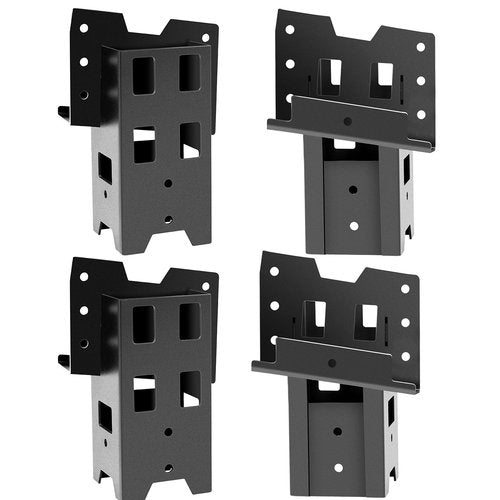 Deer Stand Brackets, Outdoor 4x4 Compound Angle Brackets, Elevator Bracket for Deer Stand, Hunting Blinds, Shooting Shack, Observation Decks, Outdoor Platforms, Set of 4