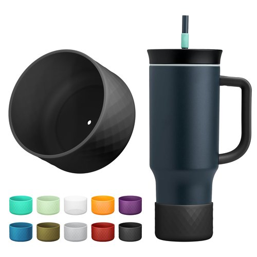 YOUCOX Silicone Boot for Owala 40 oz 24 oz Insulated Travel Tumbler, Anti-Slip Protective Sleeve for Owala Accessories, BPA Free, Dishwasher Safe
