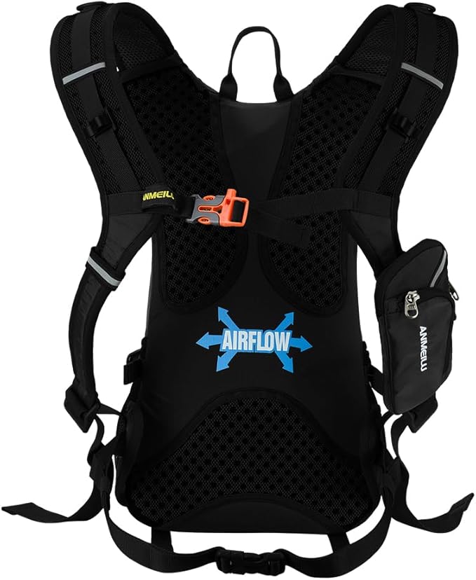 Outdoor Cycling Backpack, 18L, Black