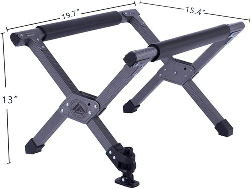 Ablazer Folding Cooler Stand with Carry Bag, Anti-Slip for Camping Hiking BBQ Cooking Picnic Outdoor, Light Weight Foldable Fridge Ice Box Holder