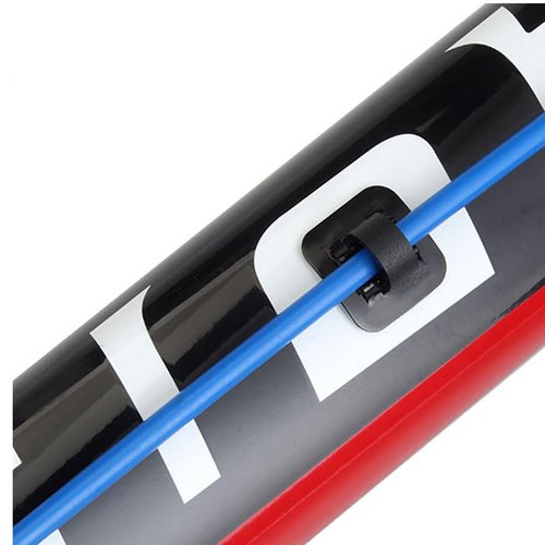 HOUSON 10 Pieces C-Clip Cable Guide, Aluminum C Buckle Bicycle Frame C Buckle for MTB Road Mountain Bike