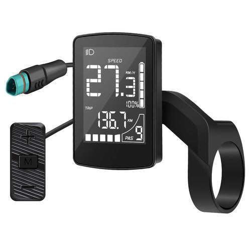 BAFANG 5 Pin Male Ebike Display for Bafang CAN Protocol Motors, Ebike Speedometer Bike Computer with 0-9 PAS, DZ47（M620, M600, M560, M510, M420 mid Drive Motors, 24V-48V
