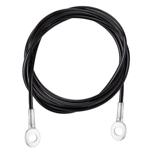 NQEUEPN 98in Fitness Pulley Cable, Home Gym Replacement Cables Pulley System Gym Heavy Duty Fitness Steel Wire Rope for Pulley Machine Accessories Home Gym (Fixed Style)