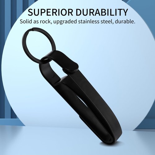 Duty Belt Key Holder, Quick Release Belt Key Clip, Superior Key Ring Holder with Keyrings for Police, Law Enforcement and Workers(2PCS,2.25 Inch)