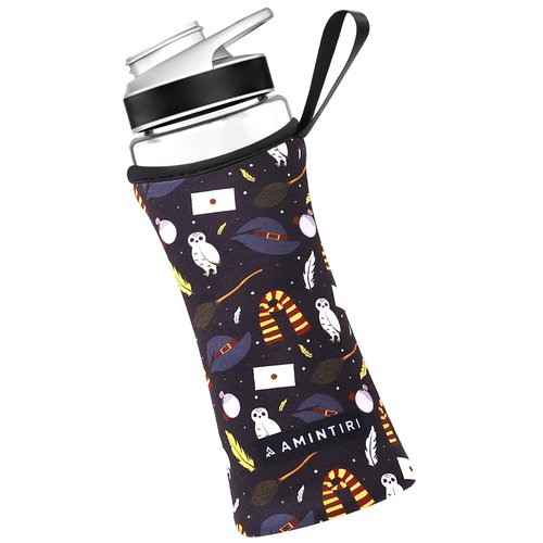 Cute Sleeve Compatible with 22oz 32oz Cirkul Plastic & Stainless Steel, Neoprene Insulator Sleeve for Cirkul, Sleeve for Cirkul with Convenient Handle Strap (Magic School, 22 Ounces)