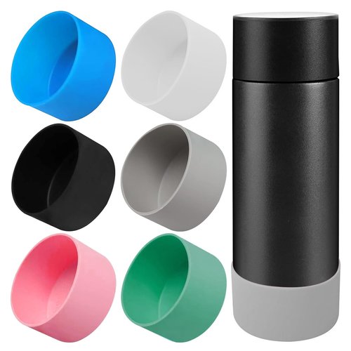 iDIY Silicone 6PCS Bottle Boot, Water Bottle Bottom Protector,Stanley 40/30/20 oz Cup Accessories(style-11)