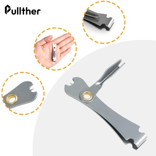 pullther fishing Fly Fishing Nippers,Fishing Line Cutter,Fly Fishing Nippers with Retractor,Fishing Knot Tying Tool,Cleaning Eyelets (Silver+Black)