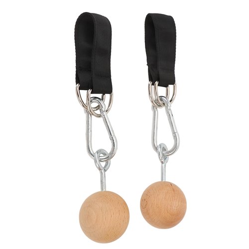 Tissting Pull Up Ball Grip, Wooden Nonslip Training Tool for Strength Enhancement - Versatile Home Gym Equipment for Arm and Hand Strengthening, Compact and Portable for Indoor and Outdoor Use