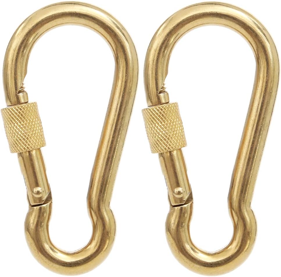 PROND Locking Carabiners, Heavy Duty Carabiner, 316 Stainless Steel Screw Lock Carabiner Hooks