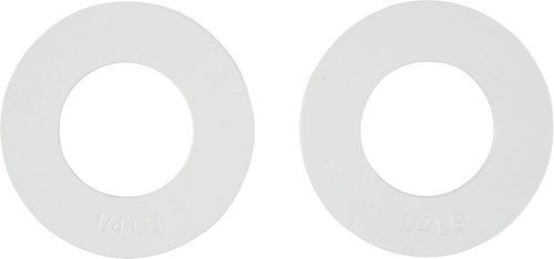 Fractional Weight Plates - 2 Each of 1/4, 1/2, 3/4, 1 lb. Total Set of 8 by Trademark Innovations