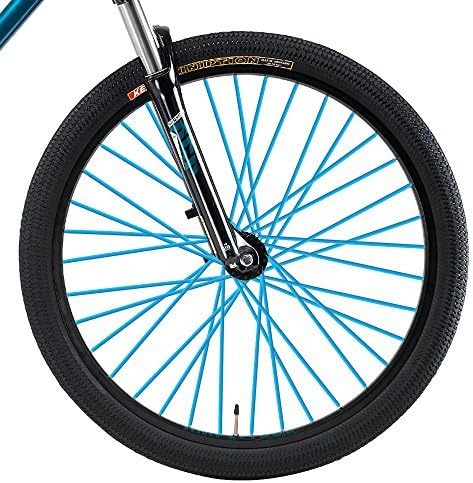 Super Pop Bicycle Spoke Skins Wraps Compatible with Schoolmate Bike Fans- Colorful Bike Wheel Decoration-72 Pcs(White)
