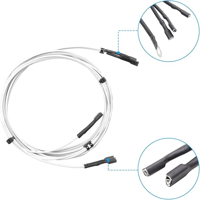 SafBbcue 66356 Igniter for Weber Genesis II E-610 Grill Ignitor Replacement Parts Kit Grill Igniter Kit for Weber Genesis II 610 Series Gas Grills Replacement Parts, 6-Outlet Electronic Ignition