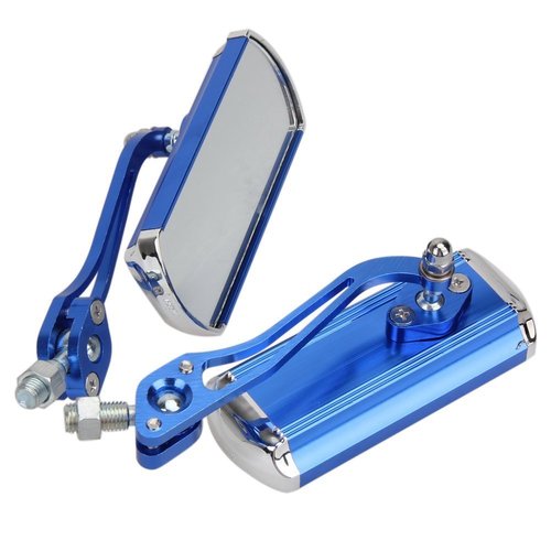 1 pair Bike Mirrors, Bike Bar End Mirrors, 360 Degree Rotatable Wide Angle Convex Rear View Mirror for Wheelchairs, Mountain Bikes and More