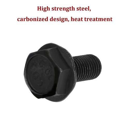 Trinkrittey 4 Pcs 8mm Bicycle Crank Bolts Bike Bottom Bracket Fixing Bolts M8 x 18mm Bottom Bracket Screws Parts for Mountain Bike Road Bike MTB