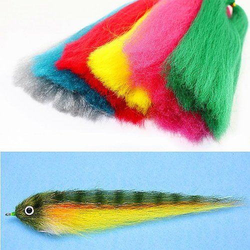 Fly Tying EP Silky Fiber 6 Deep Colors Fly Fishing Synthetic Silk Fiber Minnow Baitfish Body Fly Tying Materials