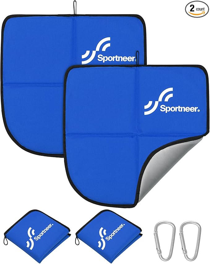 Sportneer Sitting Pad, Sit Pads for Backpacking Portable Camping Sit Pad Waterproof Folding Pad Stadium Seat Pad for for Camping Picnics Hiking