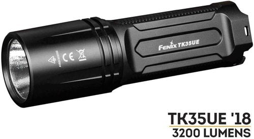 EdisonBright Fenix TK35 Ultimate Edition UE 3200 Lumen LED Tactical/Police Flashlight BBX3 Battery Carry case