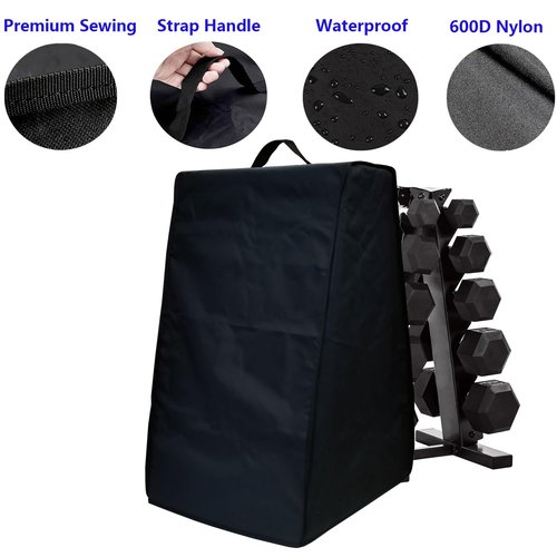 SHTCSZBA Dumbbell Rack Cover, Dumbbell Weight Rack Dust Cover, A-Frame Dumbbell Rack Cover, Dustproof Waterproof Anti-Scratch Cover for Home Gym Dumbbell Rack, Compact A Home Fitness Rack Cover