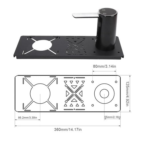 Xiuganpo Portable IGT Table Plate, Camping Table Universal 0.5 Unit Plate with 3 Gear Foldable Electric, Camping Table Board With Slot, Compatible for SOTO310 Stoves, Xiuganpontg7b6e4xq