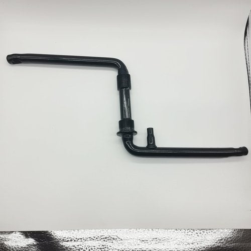 ZZRSDAN One Piece Black Crankarm Set,Wide One Piece Bike Crank to Crank Assembly Kit