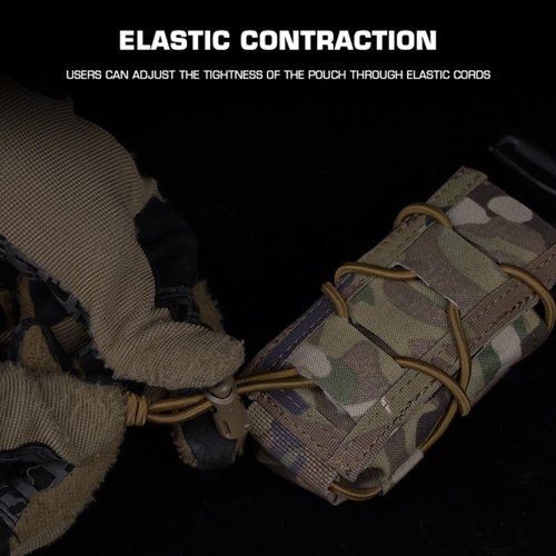 Shanyingquan Tourniquet Kit Pouch,Micro Compact MED MOLLE Pouch Trauma Kit Pack Rapid Deployment TQ Holder First Aid Bag, 12.3x5.3cm