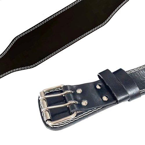Weight Lifting Belts, PU Leather Blck 34 Inch to 38 Inch of Round Waist Adjustable Waist Belt for Weightlifting, Work Out, Sports and Exercise (Medium)