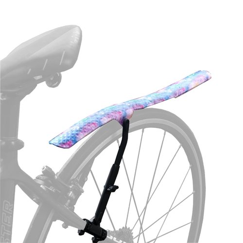 SUKOUSRAM Bike Fender Adjustable Bicycle Mudguard Universal Rear or Front Mud Guard Fenders for Mountain Road Gravel Bikes Full Cover Thicken & Widen,The Starry Sky