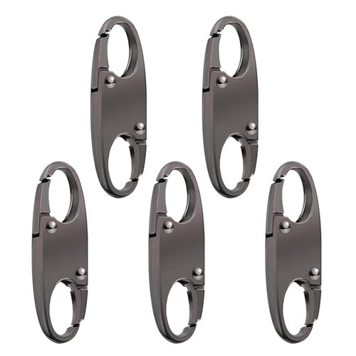 Psdndeww Double Opening Clips Pull Backpack Lock Clip Quick Disconnect Carabiner Clip to Keep Closed